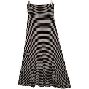 Collegiate Outfitters TAMU Maxi Skirt Women's XL Maroon Striped Stretch Aggies